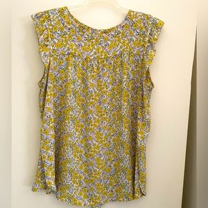 LOFT Flutter Sleeve Blouse